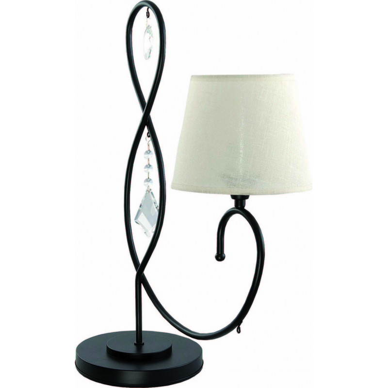Table lamp Edylit Naomi Negro 9-576