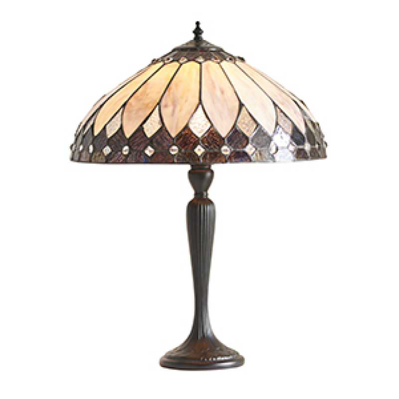 Настольная лампа Interiors 1900 Tiffany Brooklyn Medium table 63982