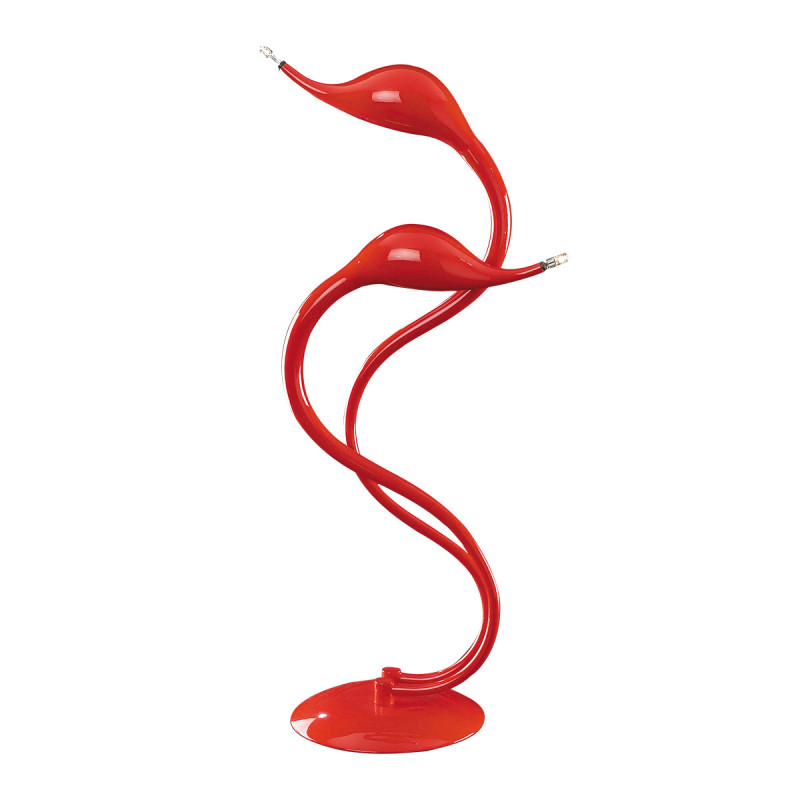 Table lamp Italux Swan MT8098-2A/Red
